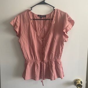 blouse size M color blush